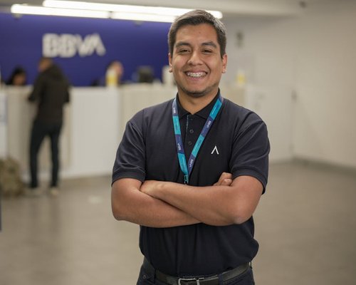 Mateo Restrepo, coordinador del proyecto en Bogotá